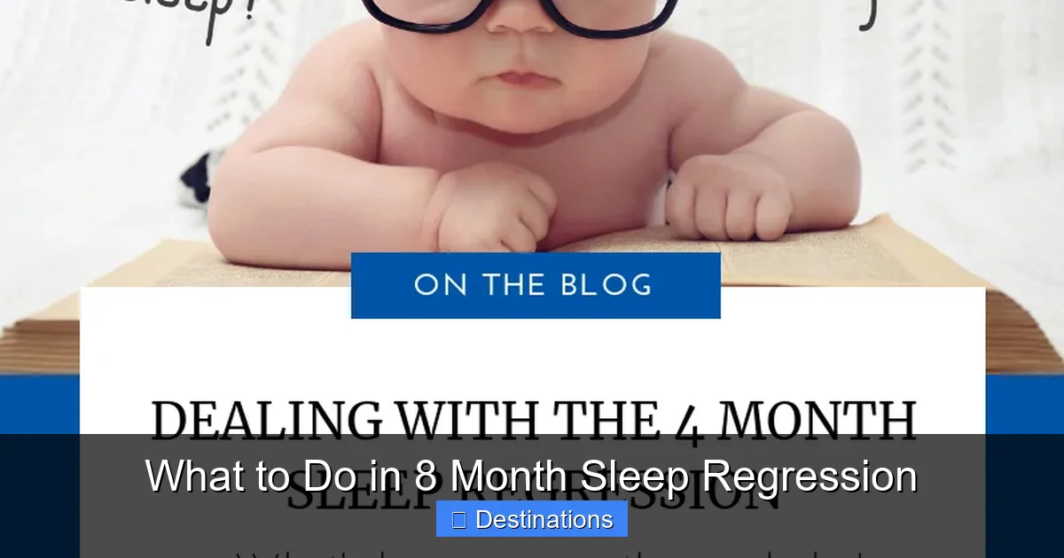 What to Do in 8 Month Sleep Regression