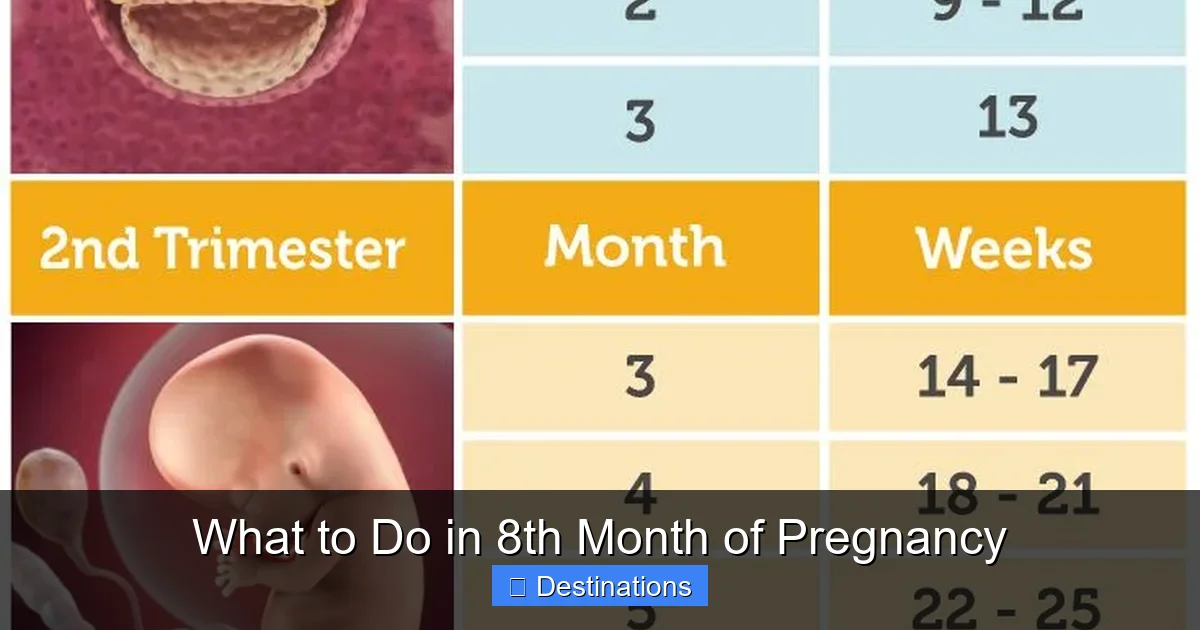 What to Do in 8th Month of Pregnancy
