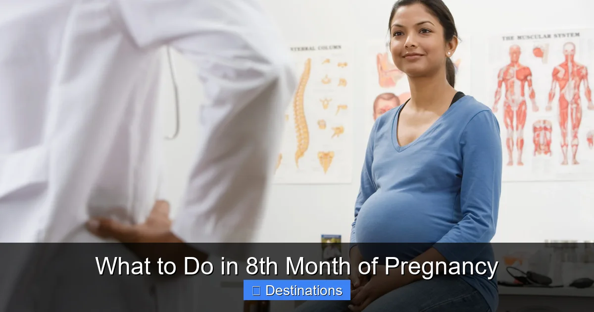 What to Do in 8th Month of Pregnancy