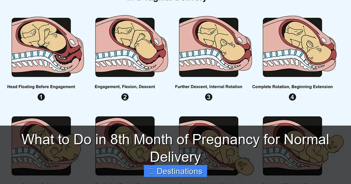 What to Do in 8th Month of Pregnancy for Normal Delivery