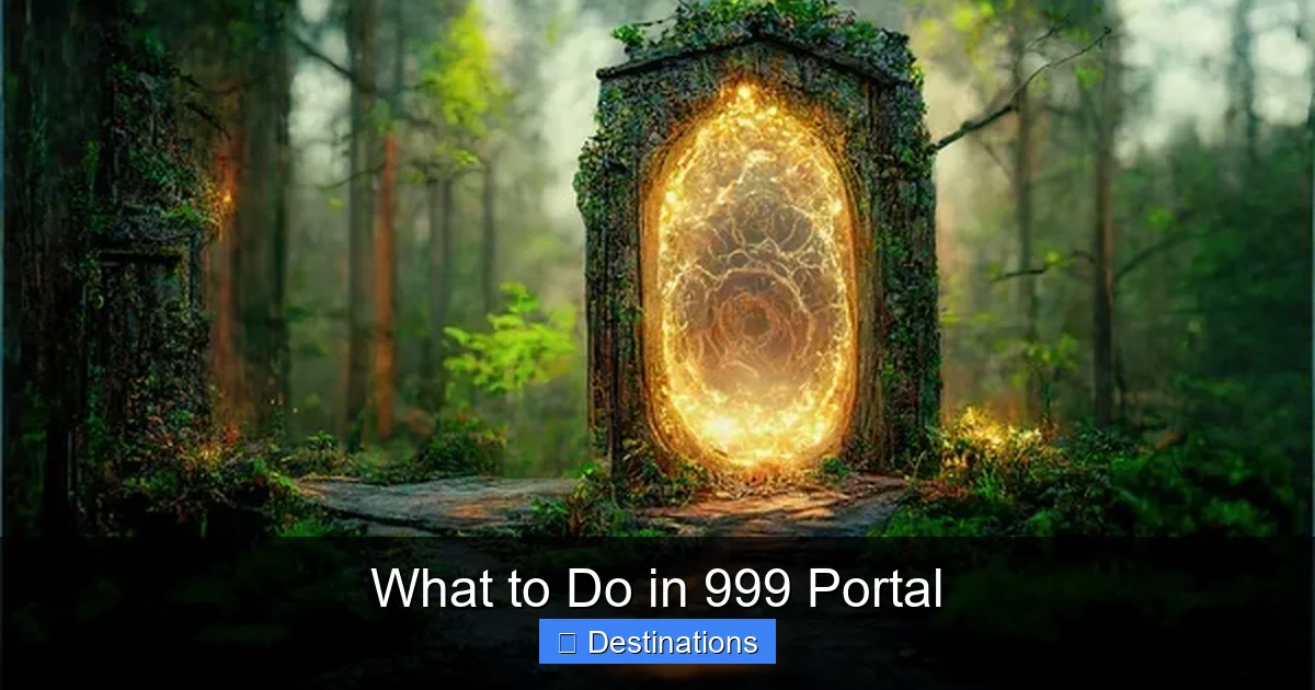 What to Do in 999 Portal