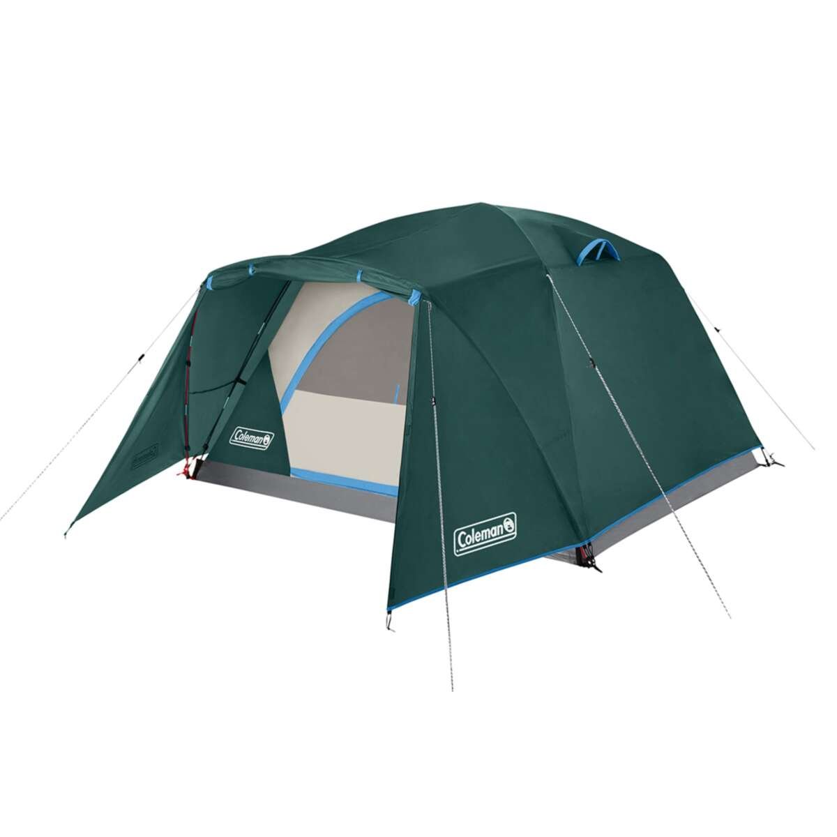 Coleman Skydome Tent with Full-Fly Weather Vestibule, Weatherproof 4/6 Person Te