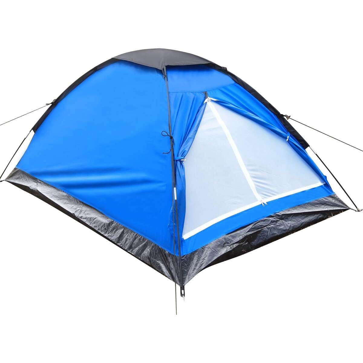 1-Person Camping Tent with Sunshade Sail, Lightweight Portable Design, Includes 