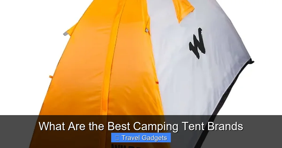 What Are the Best Camping Tent Brands