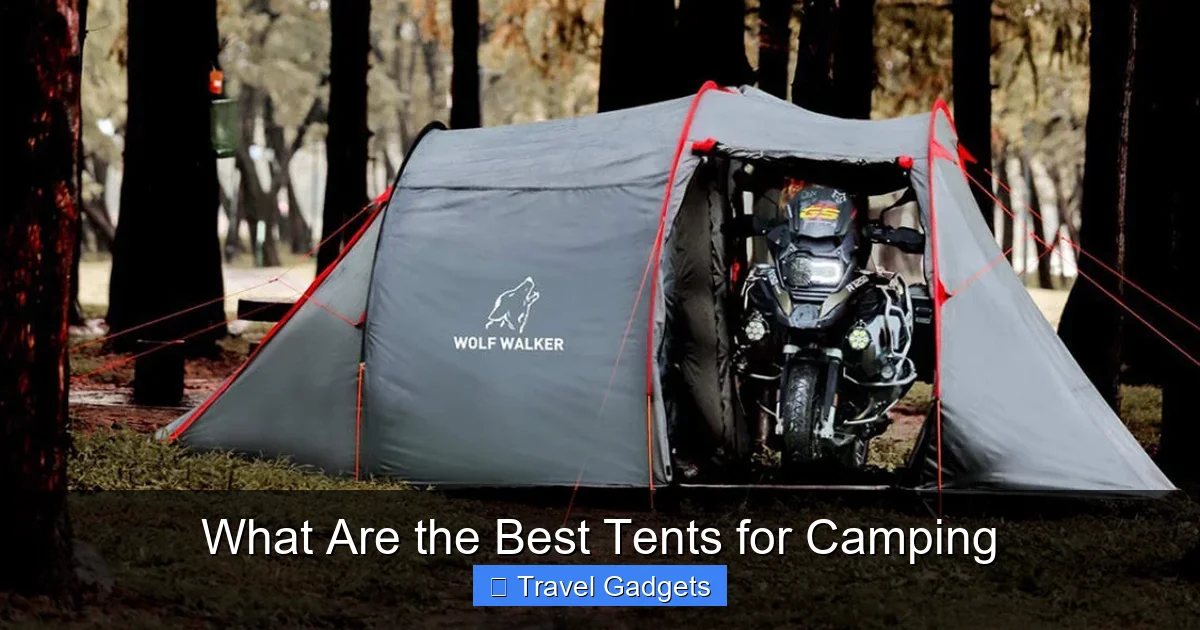 What Are the Best Tents for Camping