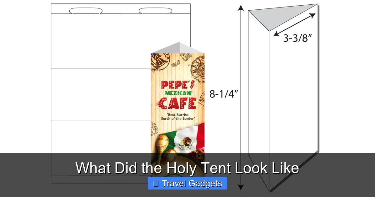 What Did the Holy Tent Look Like
