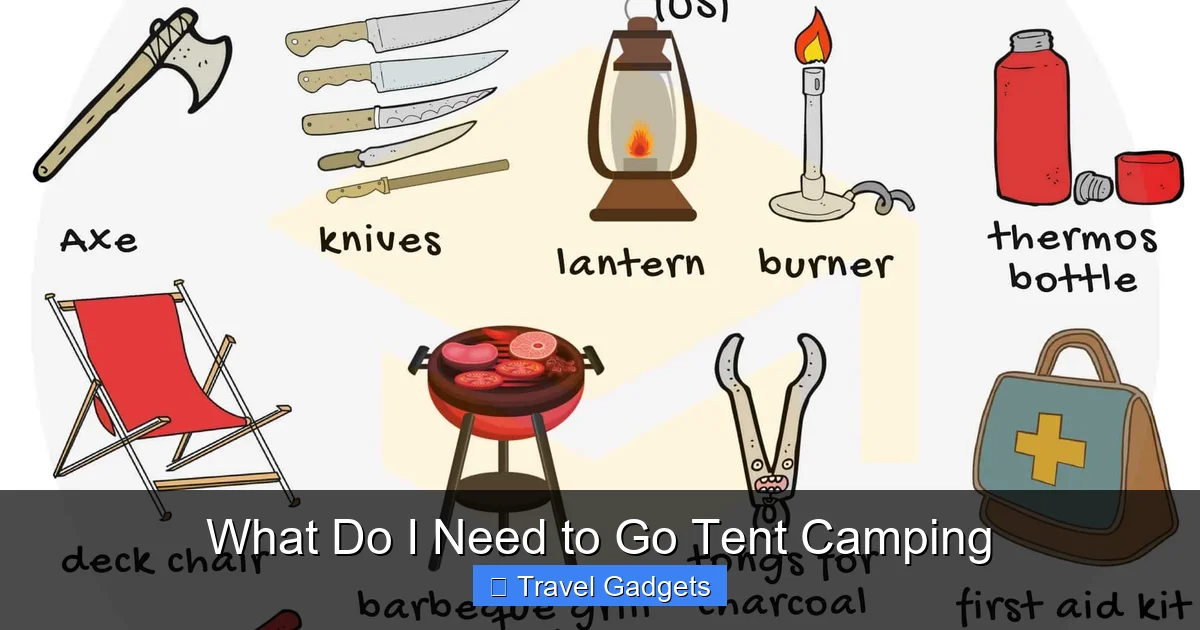 What Do I Need to Go Tent Camping