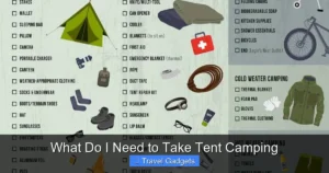 What Do I Need to Take Tent Camping