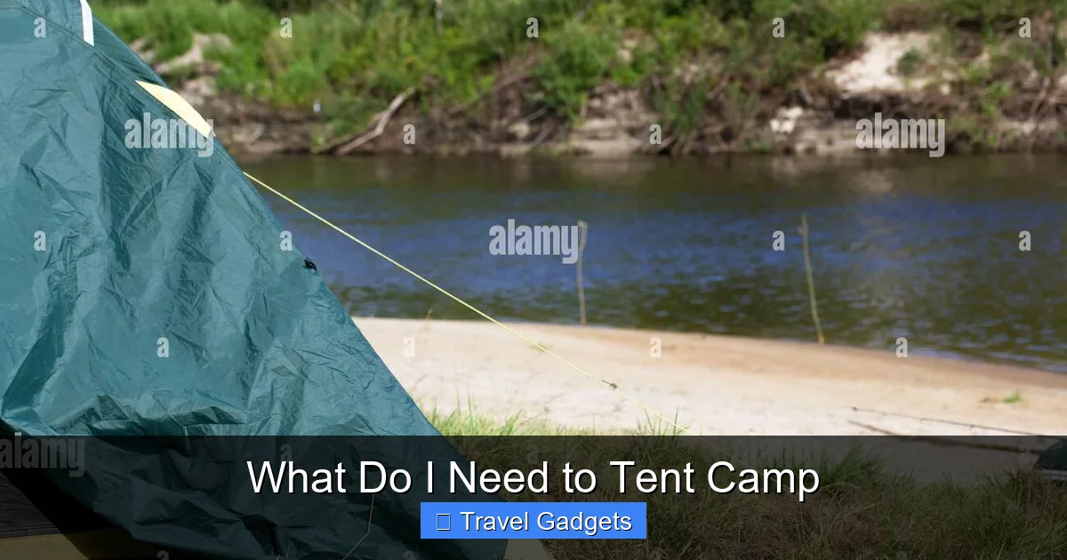 What Do I Need to Tent Camp