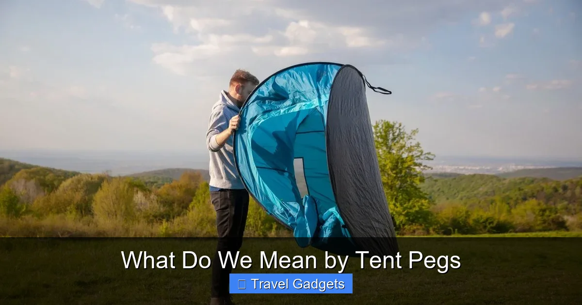 What Do We Mean by Tent Pegs
