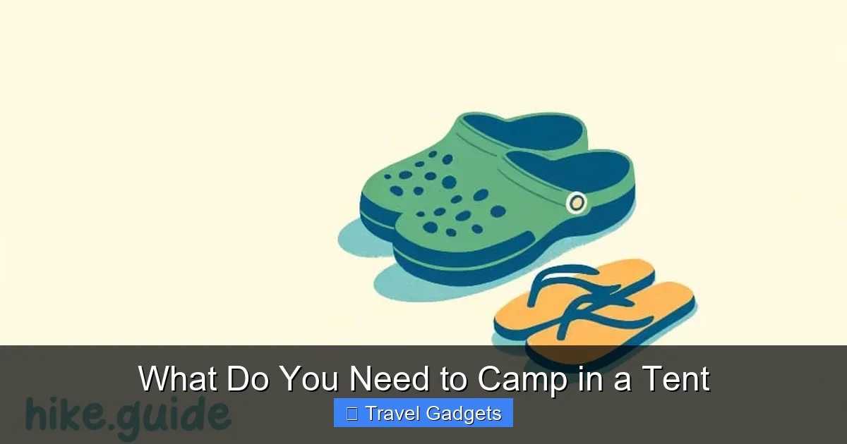 What Do You Need to Camp in a Tent