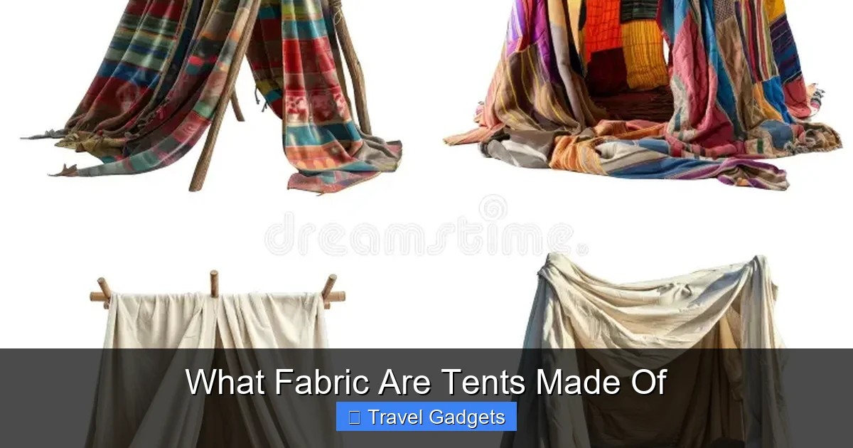 What Fabric Are Tents Made Of