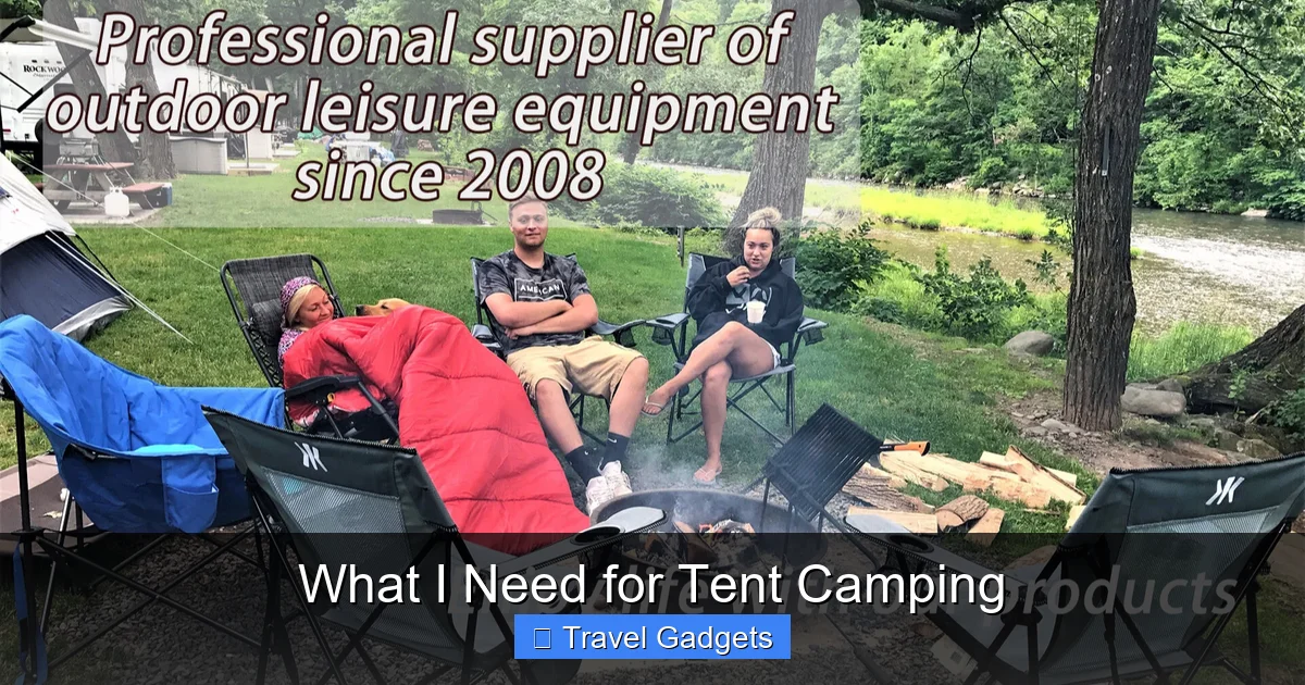 What I Need for Tent Camping