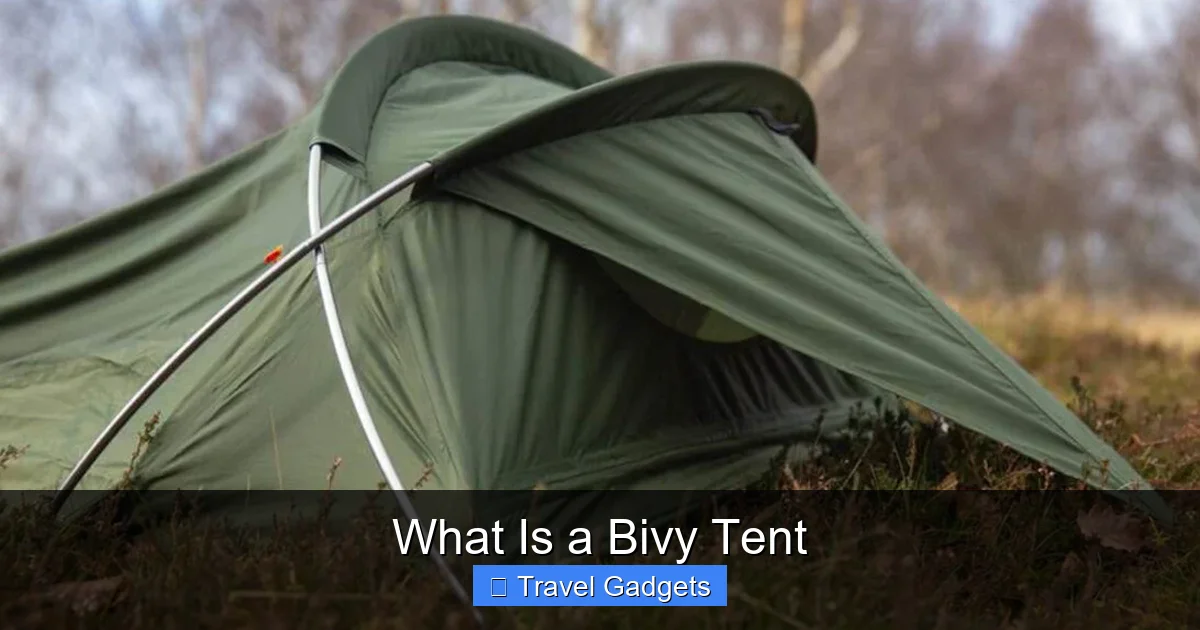 What Is a Bivy Tent