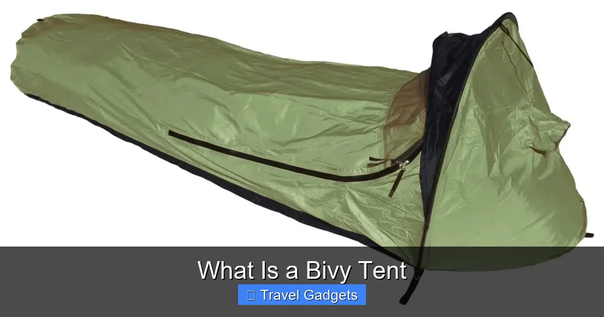 What Is a Bivy Tent