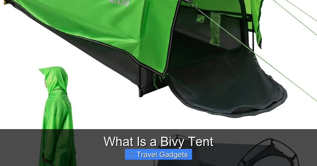 What Is a Bivy Tent