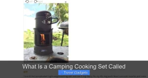 What Is a Camping Cooking Set Called
