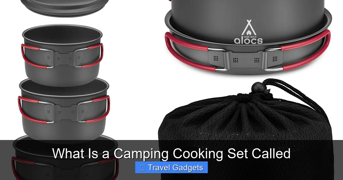 What Is a Camping Cooking Set Called