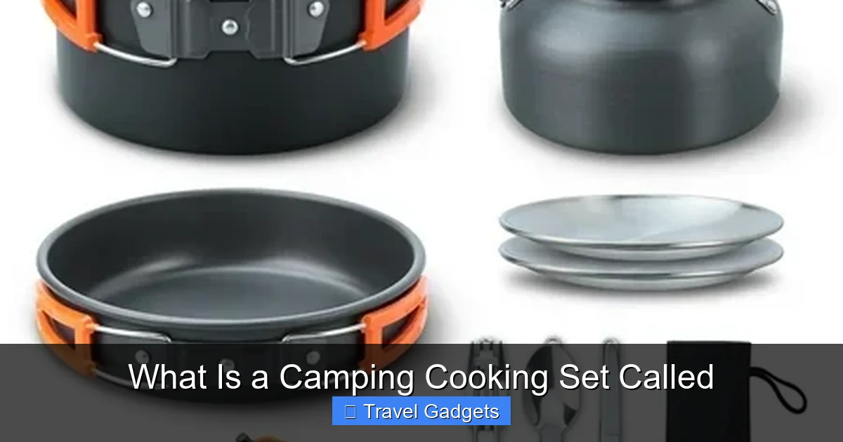 What Is a Camping Cooking Set Called