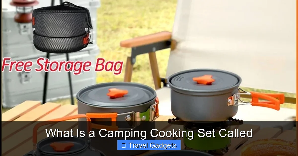 What Is a Camping Cooking Set Called