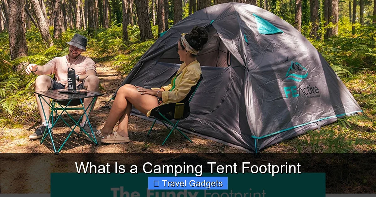 What Is a Camping Tent Footprint