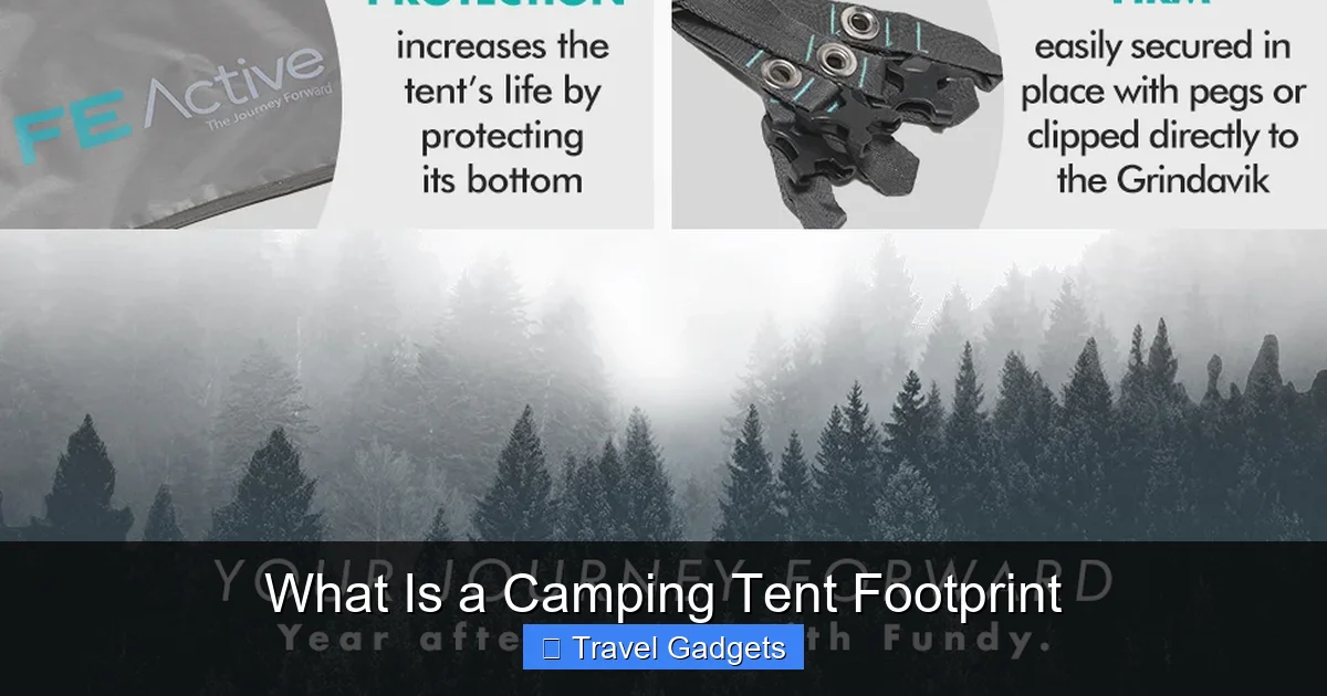 What Is a Camping Tent Footprint