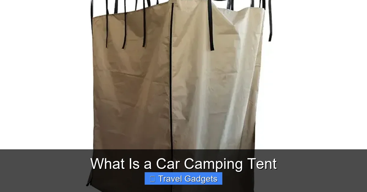 What Is a Car Camping Tent