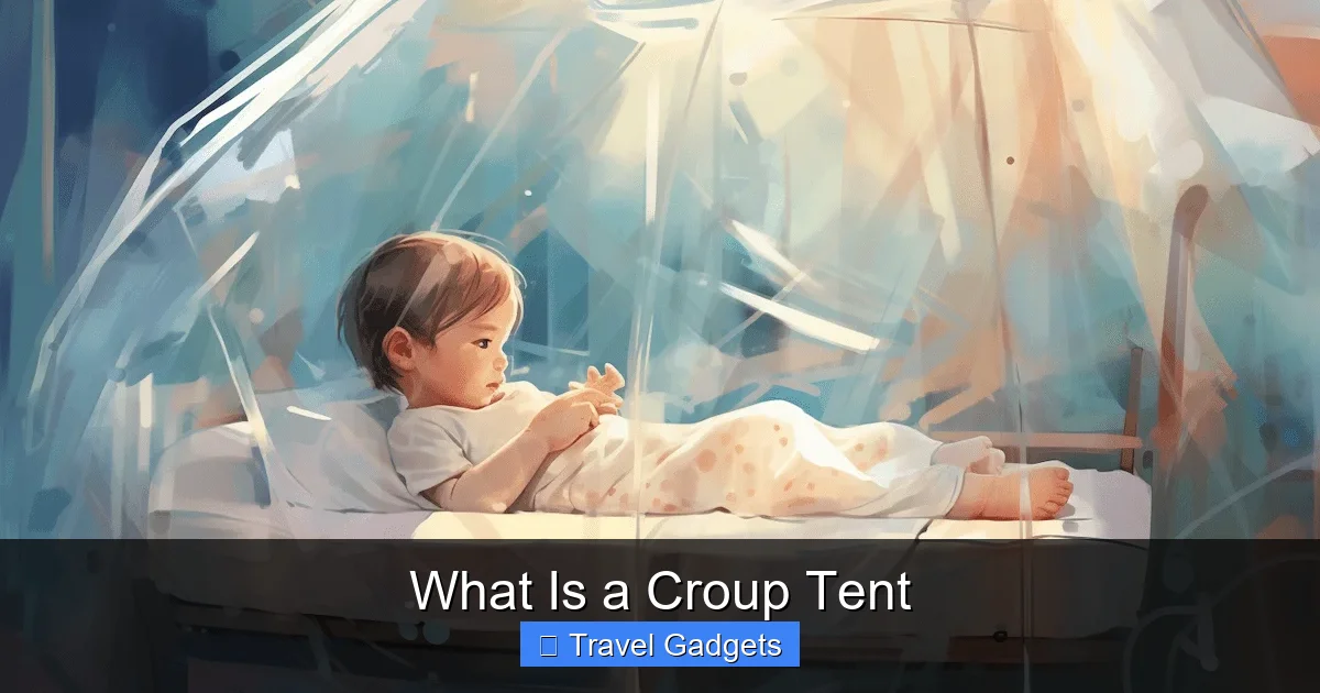 What Is a Croup Tent