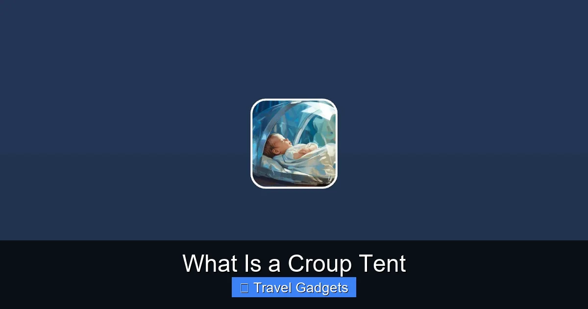 What Is a Croup Tent