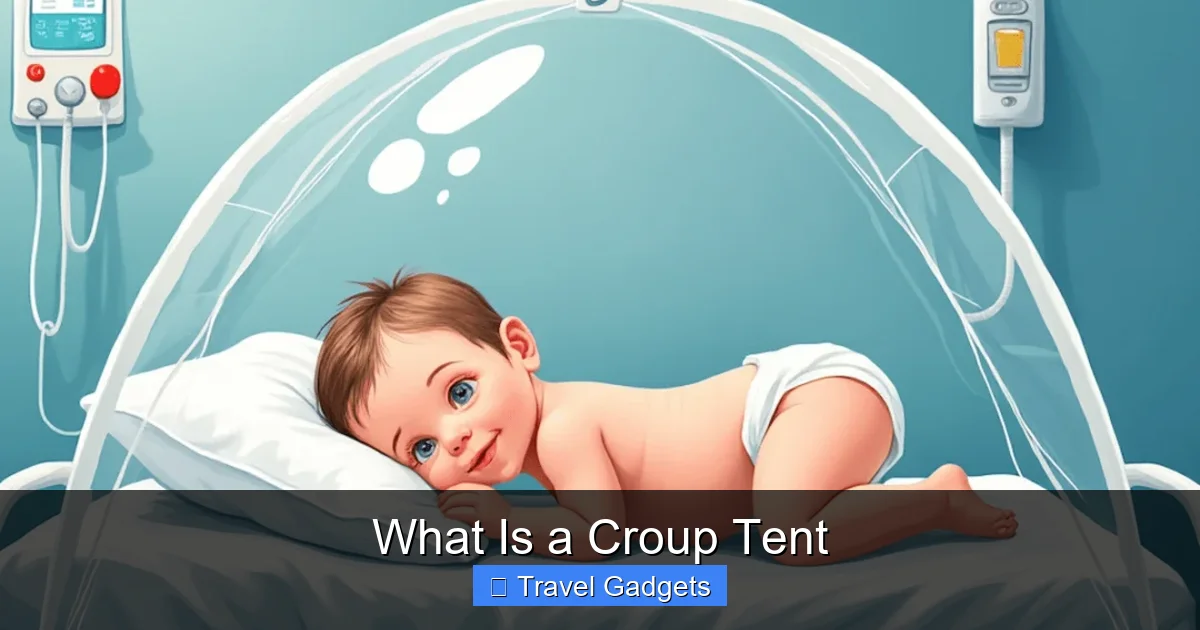What Is a Croup Tent