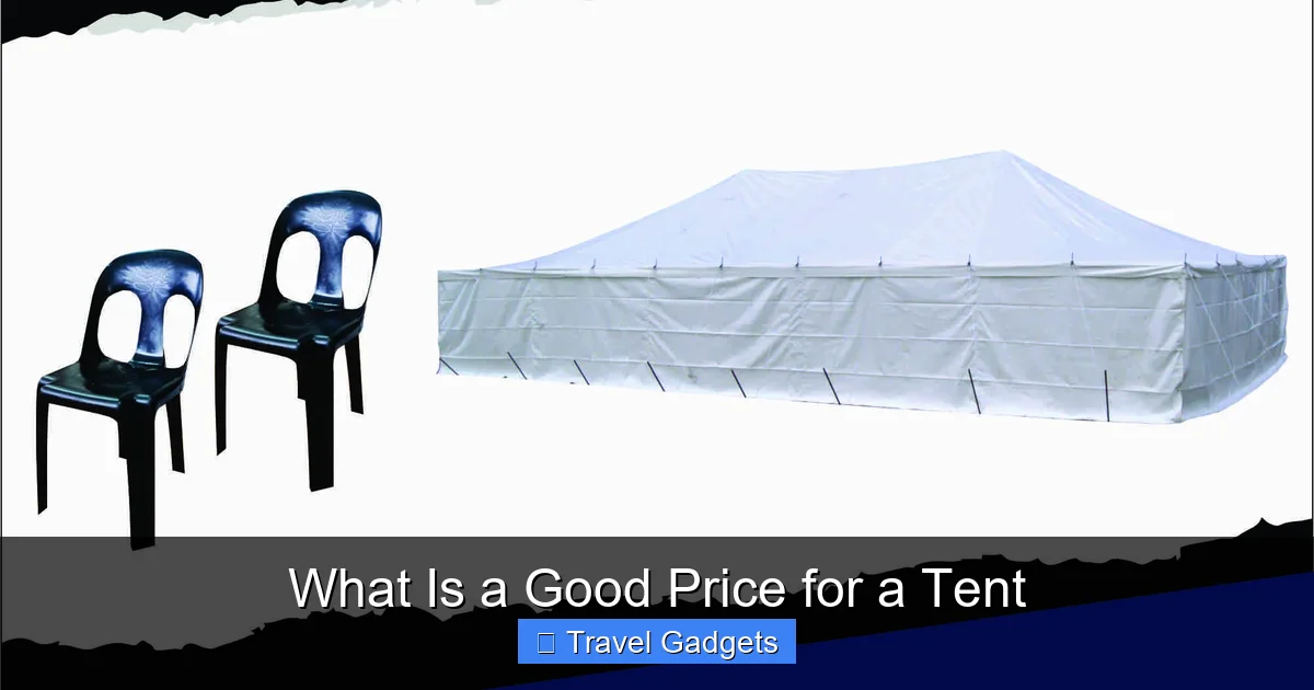 What Is a Good Price for a Tent