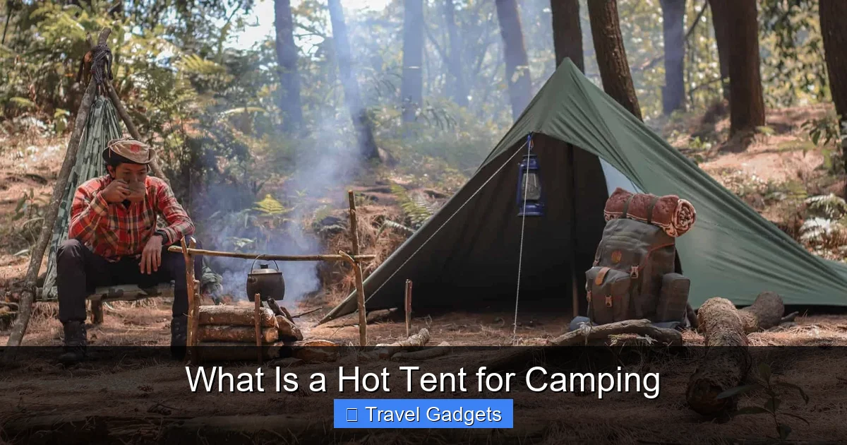 What Is a Hot Tent for Camping