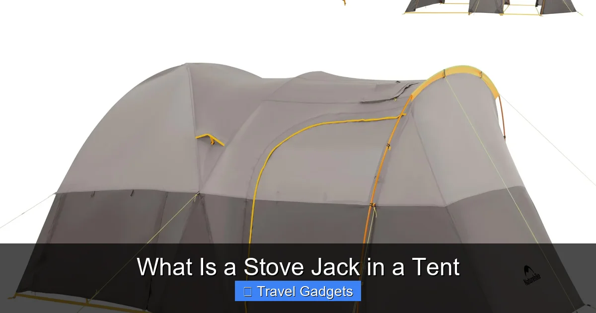 What Is a Stove Jack in a Tent
