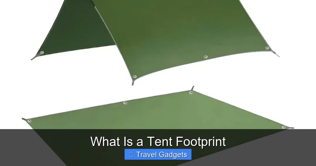 What Is a Tent Footprint