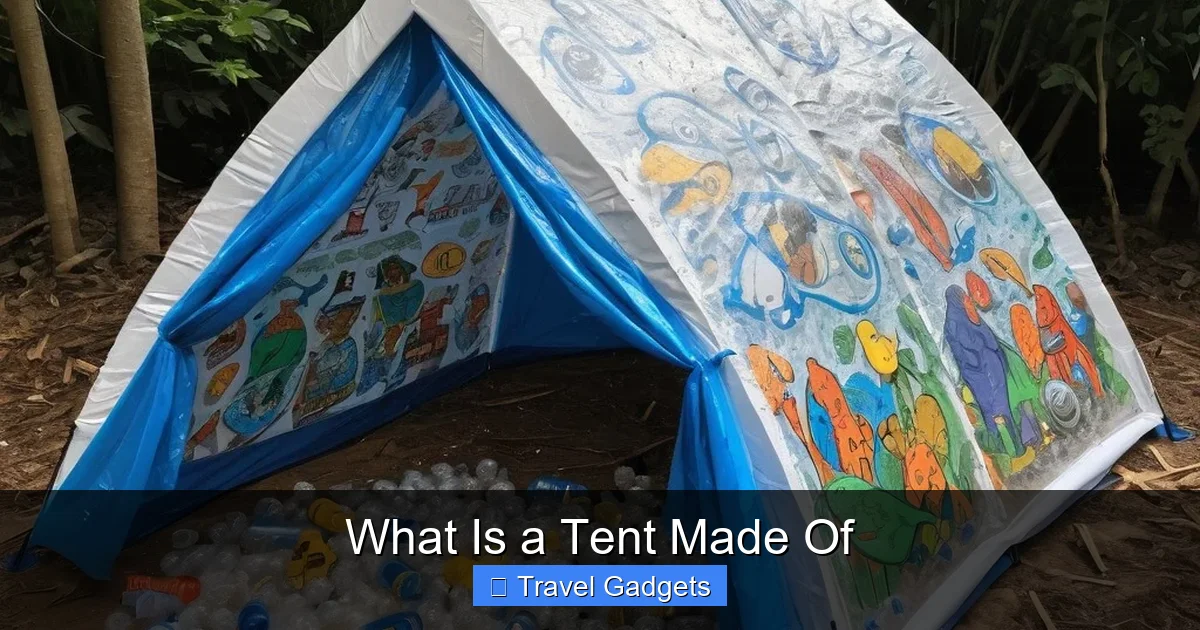What Is a Tent Made Of