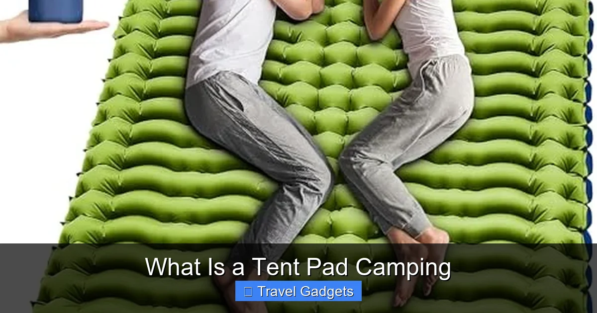What Is a Tent Pad Camping