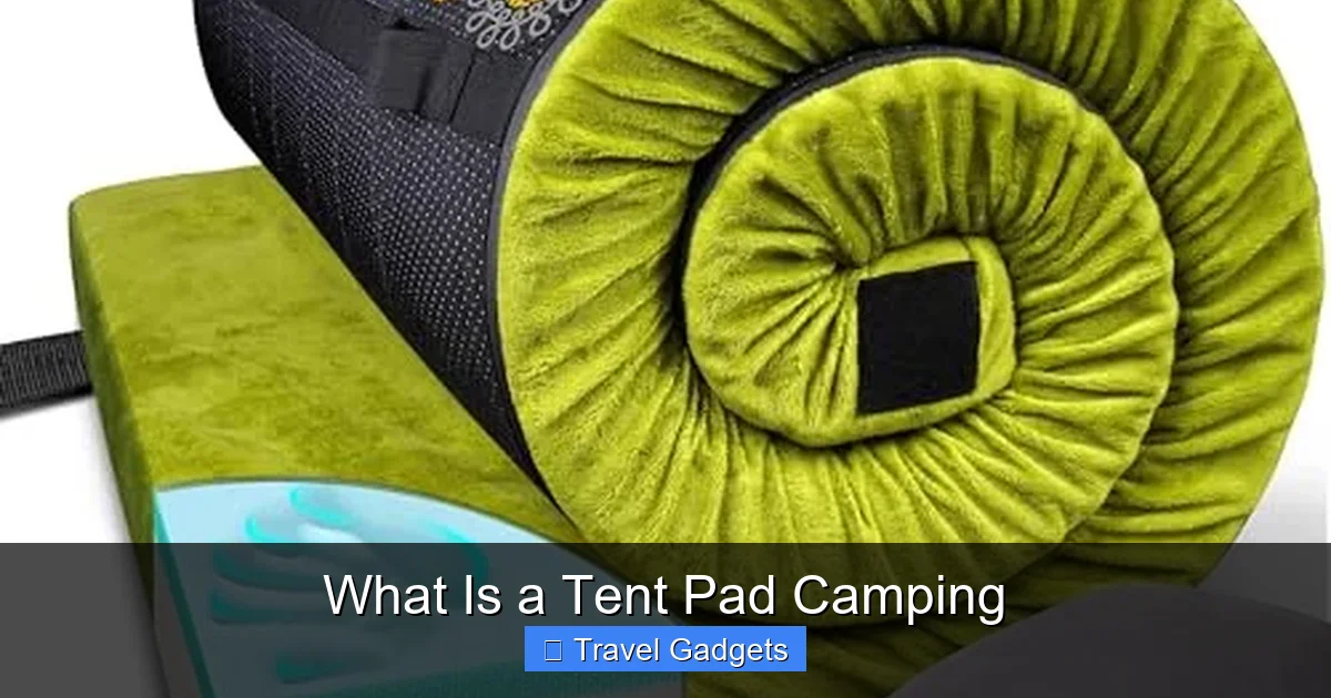 What Is a Tent Pad Camping