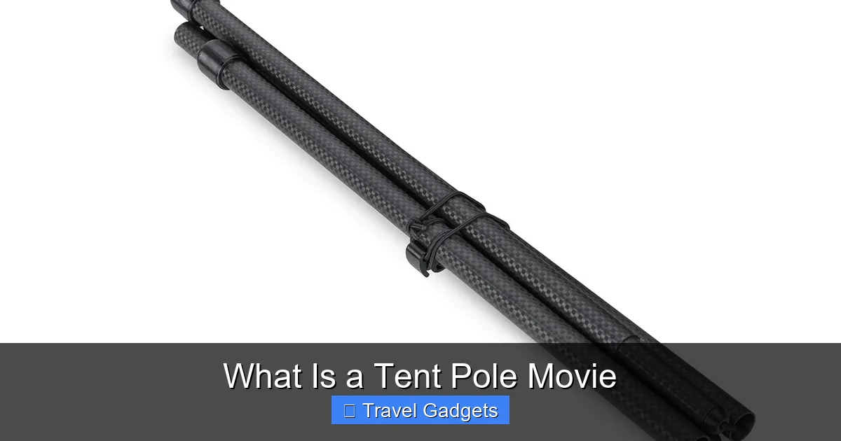 What Is a Tent Pole Movie