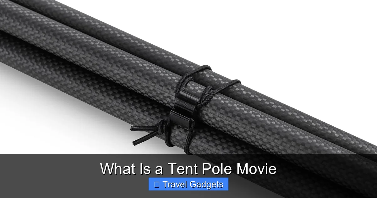 What Is a Tent Pole Movie