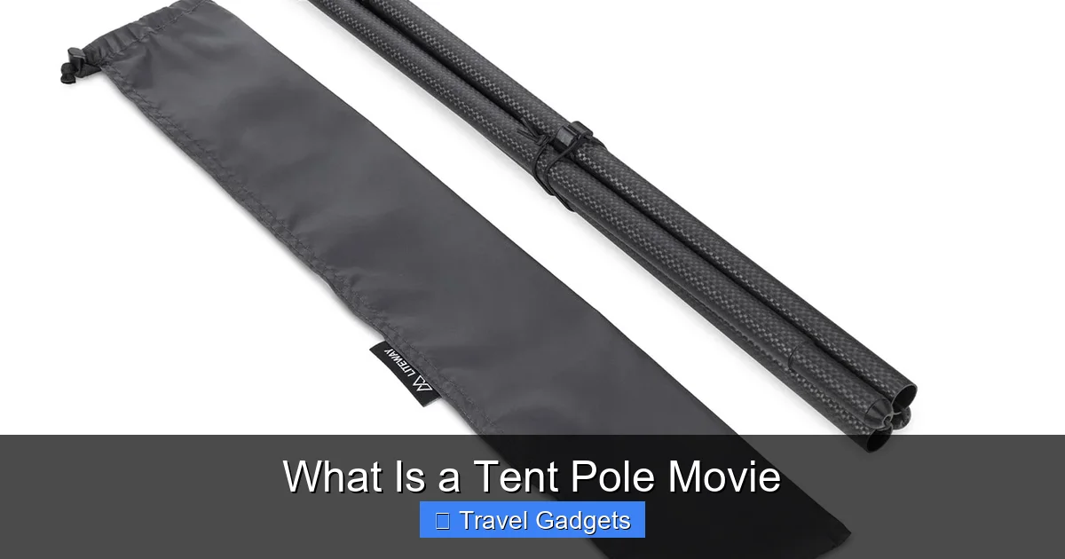 What Is a Tent Pole Movie
