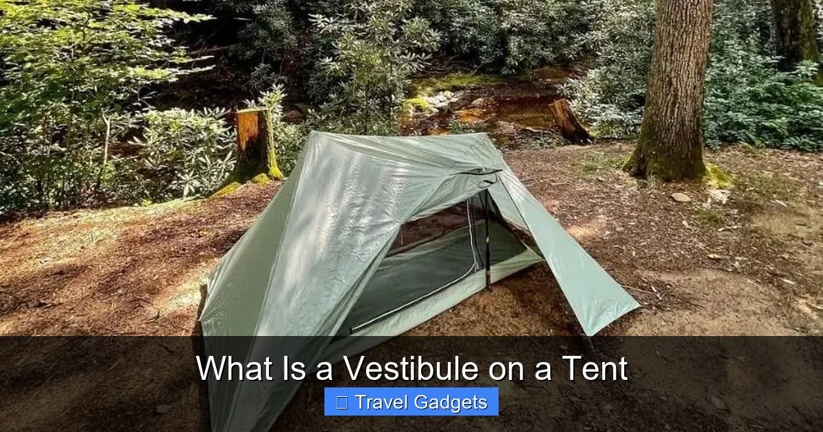 What Is a Vestibule on a Tent