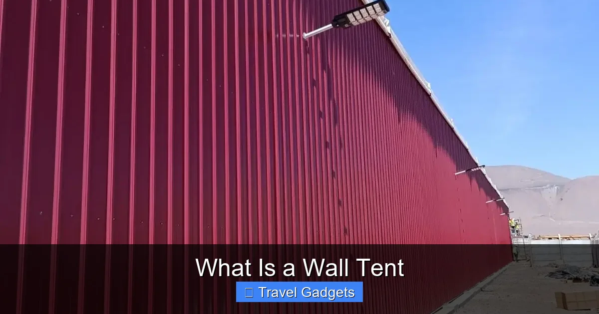 What Is a Wall Tent