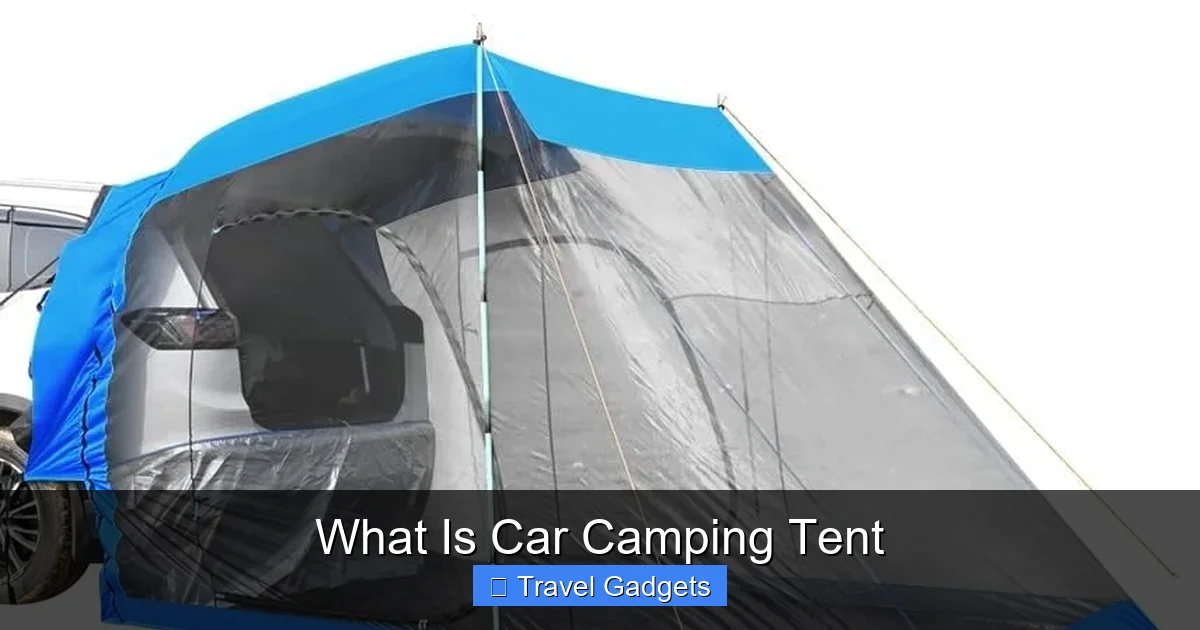 What Is Car Camping Tent
