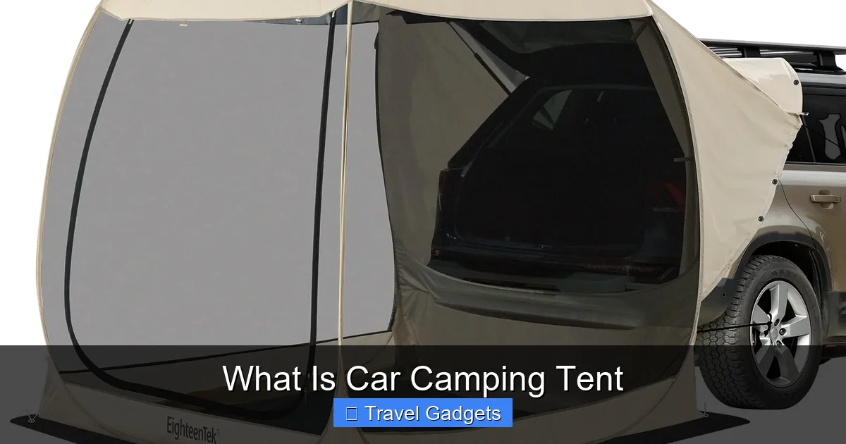 What Is Car Camping Tent
