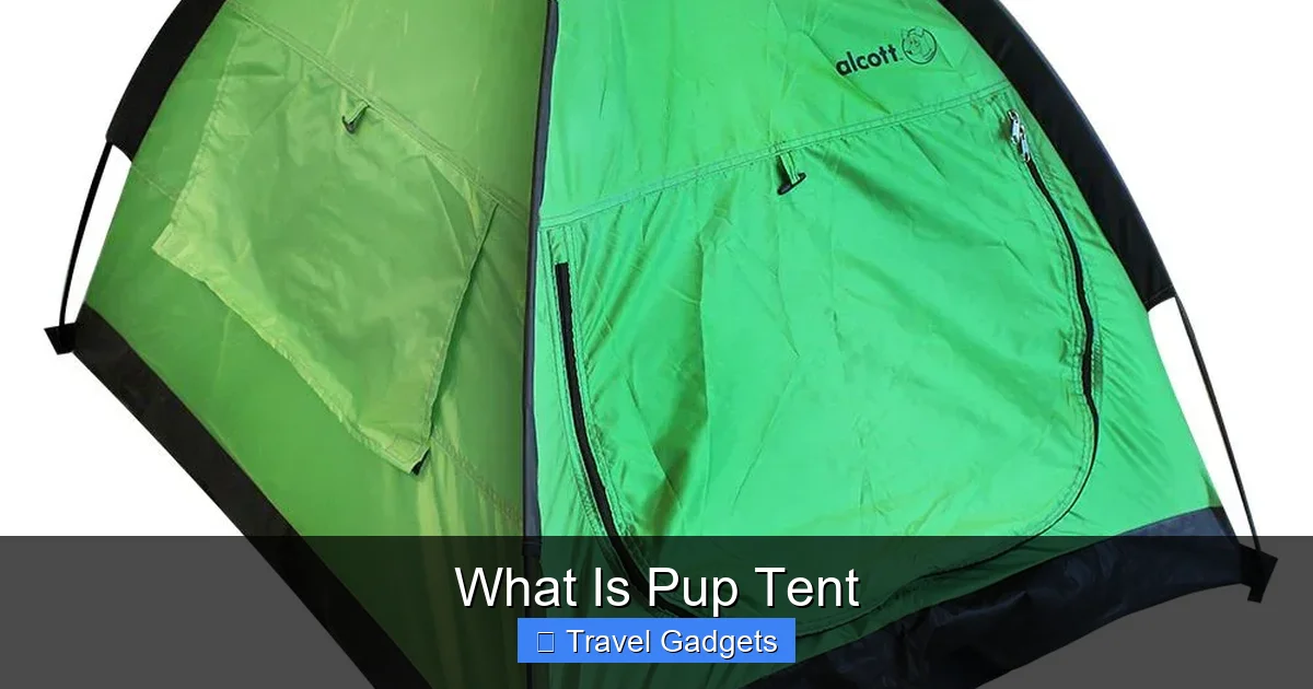 What Is Pup Tent