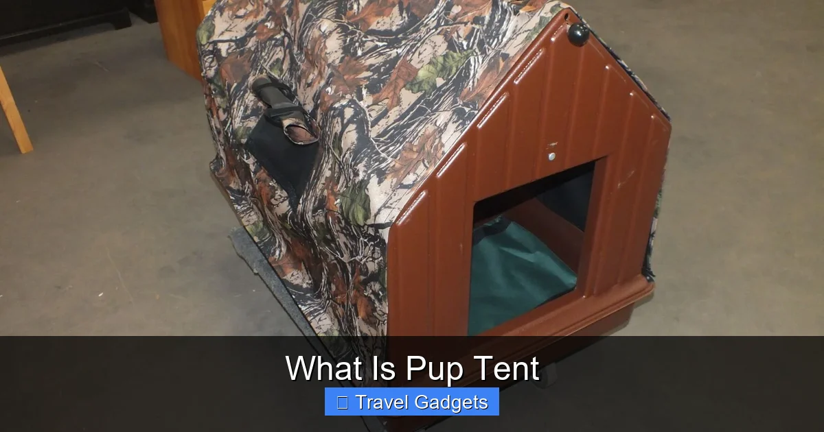 What Is Pup Tent