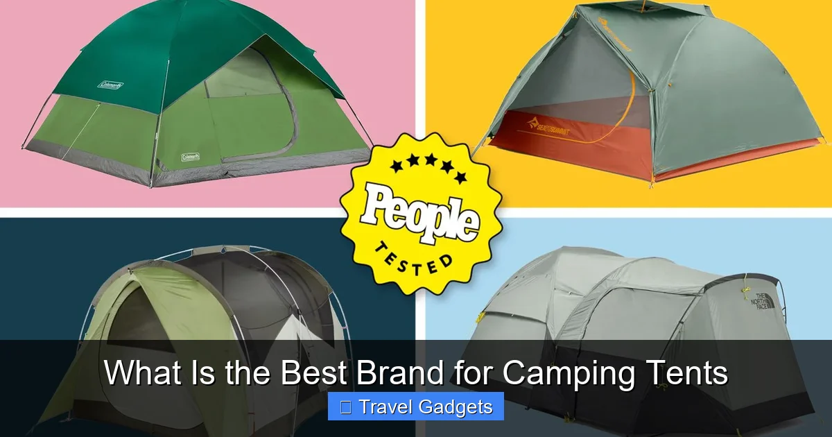 What Is the Best Brand for Camping Tents