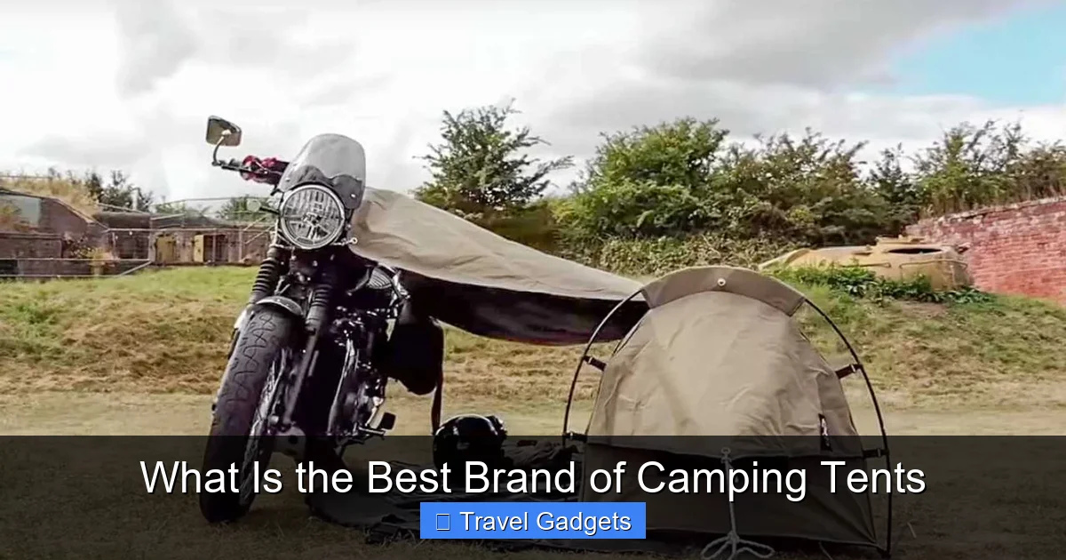 What Is the Best Brand of Camping Tents