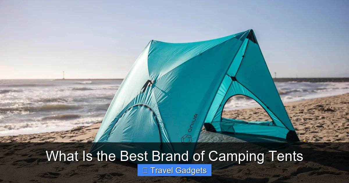 What Is the Best Brand of Camping Tents