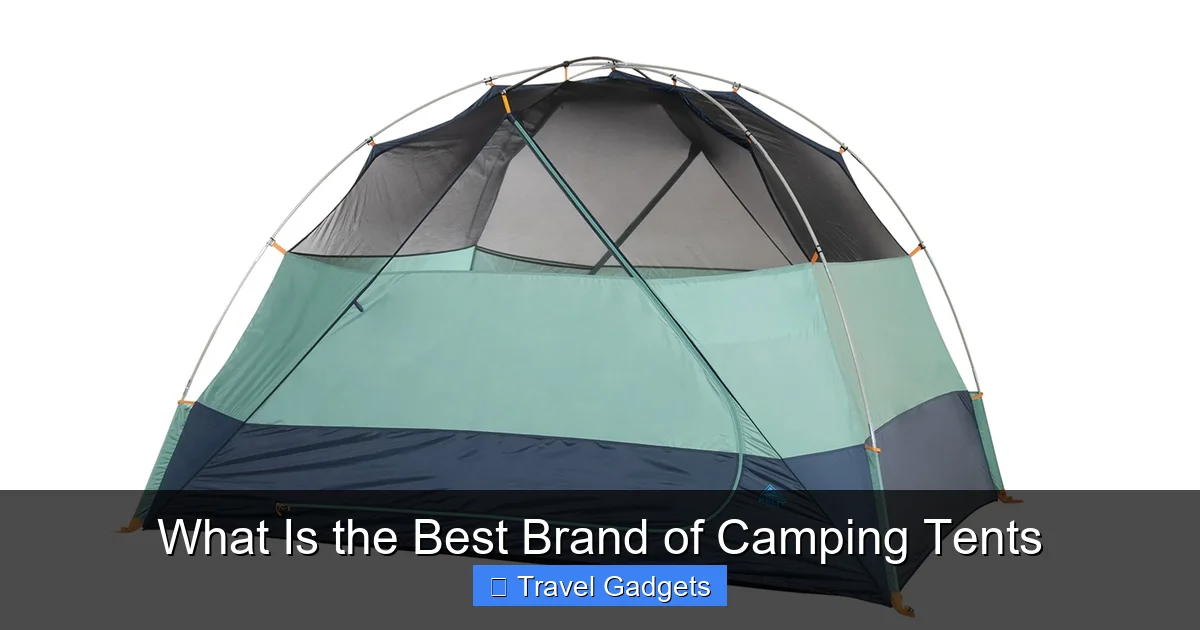 What Is the Best Brand of Camping Tents